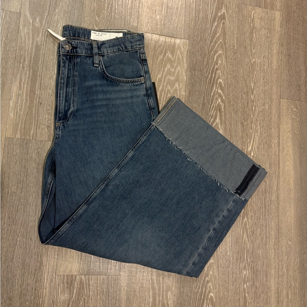 rag & bone the sofie high rise ultra wide ankle jean